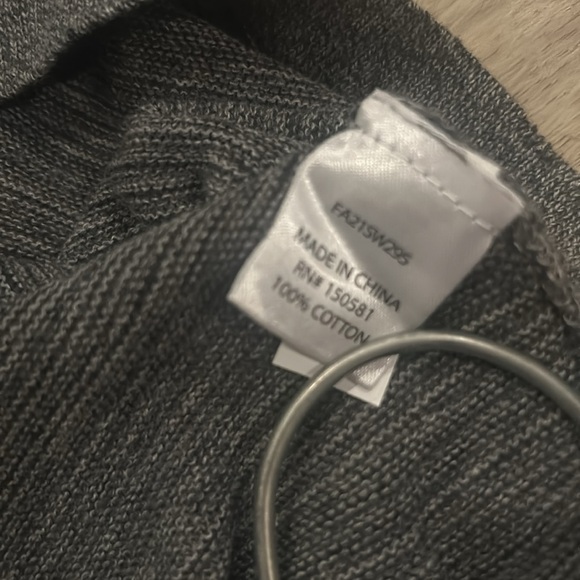 NWT Flag & Anthem Mens 1/4 Zip Sweater Pullover Medium Grey - Picture 6 of 6